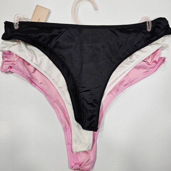 BCBGeneration 3 Pk Luxe Bling Tanga Underwear - Picture 5 of 6